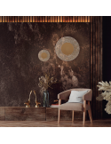 Aplique LED de pared Jewel Oro grande o pequeño