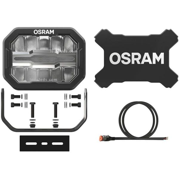 Accesorios Faro LED rectangular homologado Combo con luz de posición Cube MX240-CB LEDDL111-CB Osram | LeonLeds