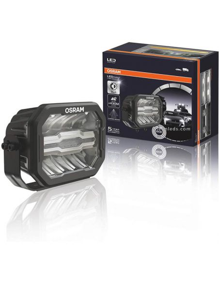 Faro LED rectangular homologado Combo con luz de posición Cube MX240-CB LEDDL111-CB Osram | LeonLeds