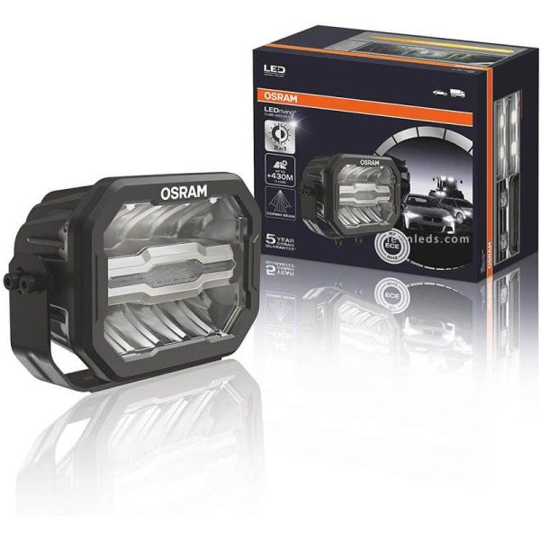 Faro LED rectangular homologado Combo con luz de posición Cube MX240-CB LEDDL111-CB Osram | LeonLeds
