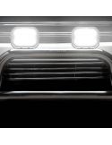 Faro LED rectangular homologado Combo con luz de posición Cube MX240-CB LEDDL111-CB Osram | LeonLeds