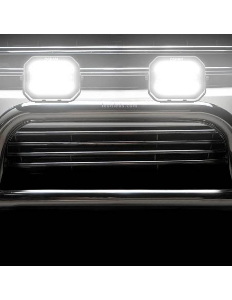 Faro LED rectangular homologado Combo con luz de posición Cube MX240-CB LEDDL111-CB Osram | LeonLeds