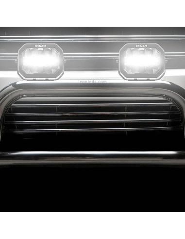 Faro LED rectangular homologado Combo con luz de posición Cube MX240-CB LEDDL111-CB Osram | LeonLeds