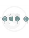 Dimensiones Faro LED redondo empotrable 40W con un diámetro de Ø 84 con conector Deutsch 12/24V | LeonLeds