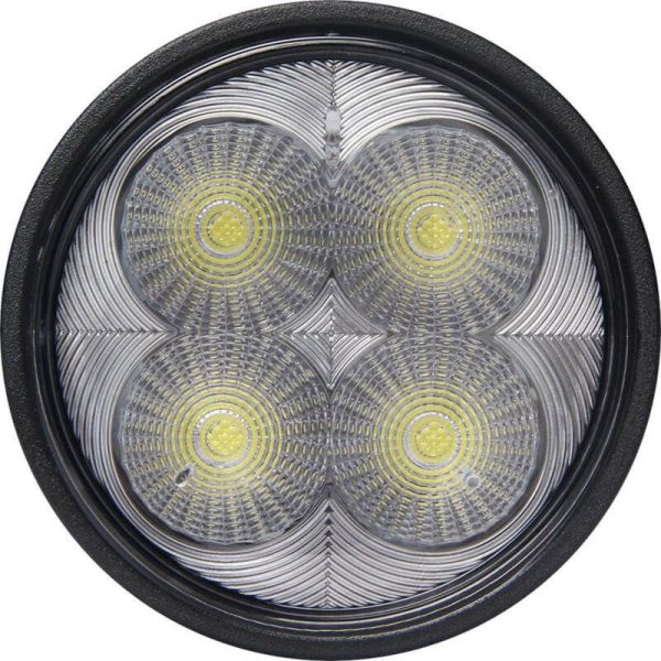Faro LED redondo empotrable 40W con un diámetro de Ø 84 con conector Deutsch 12/24V | LeonLeds