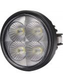 Faro LED redondo empotrable 40W con un diámetro de Ø 84 con conector Deutsch 12/24V | LeonLeds