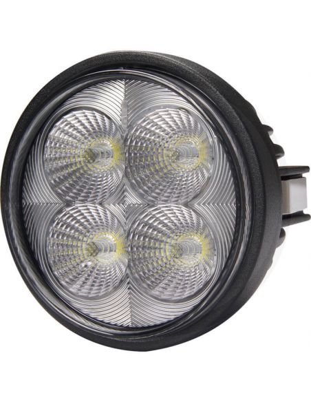 Faro LED redondo empotrable 40W con un diámetro de Ø 84 con conector Deutsch 12/24V | LeonLeds