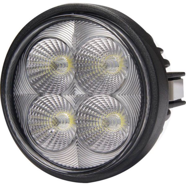 Faro LED redondo empotrable 40W con un diámetro de Ø 84 con conector Deutsch 12/24V | LeonLeds