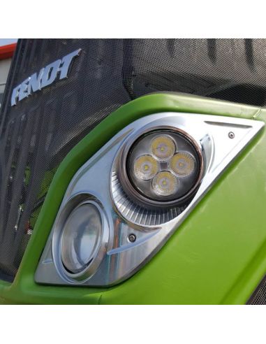 Faro LED redondo empotrable 40W con un diámetro de Ø 84 con conector Deutsch 12/24V | LeonLeds