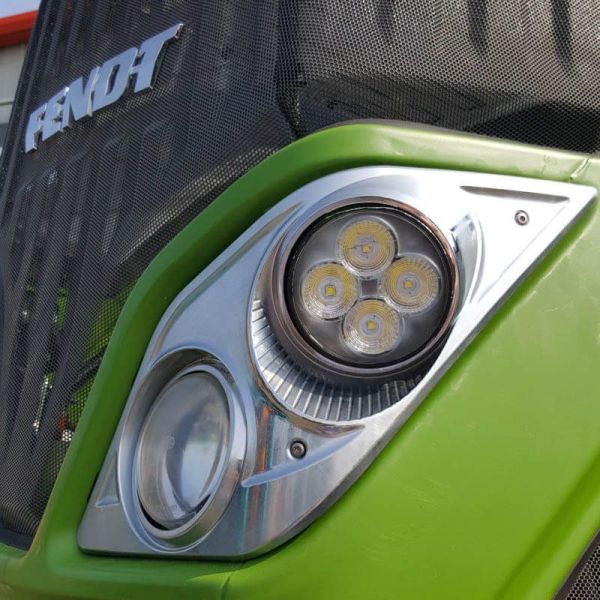 Faro LED redondo empotrable 40W con un diámetro de Ø 84 con conector Deutsch 12/24V | LeonLeds