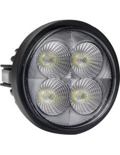 Faro LED redondo empotrable 40W con un diámetro de Ø 84 con conector Deutsch 12/24V | LeonLeds