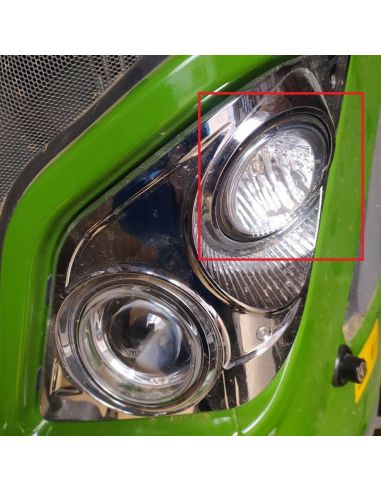 Faro LED redondo empotrable 40W con un diámetro de Ø 84 con conector Deutsch 12/24V | LeonLeds