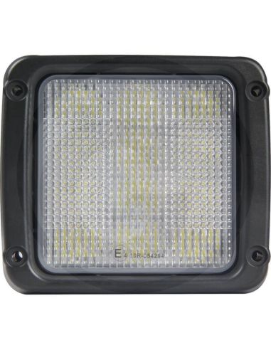 Faro LED cuadrado emptorable 38W 3.800Lm 12V 24V para Agrofarm Agrolux Agrotron Deutz | LeonLeds