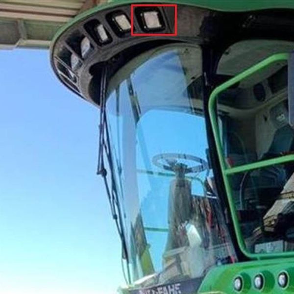 Quadrado Emptorable LED Farol 38W 3.800Lm 12V 24V para Agrofarm Agrolux Agrotron Deutz | leonleds