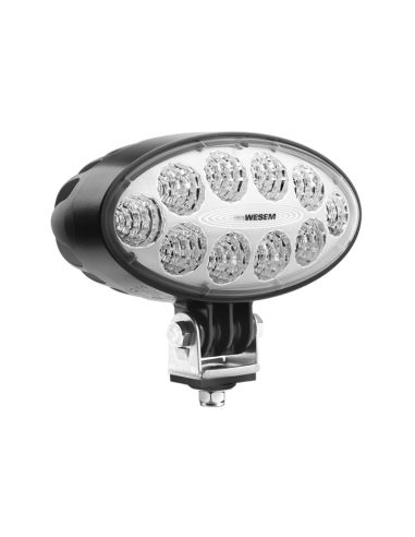 Faro Ovalado LED muy potente para trabajo 5.500Lm 12V - 24V DC con cable CRV1D.55901 | LeonLeds