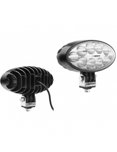Faro Ovalado LED largo alcance muy potente de 5.500Lm 12V - 24V DC con cable 4º de haz de luz Wesem CRV1P.56801 | LeonLeds 2