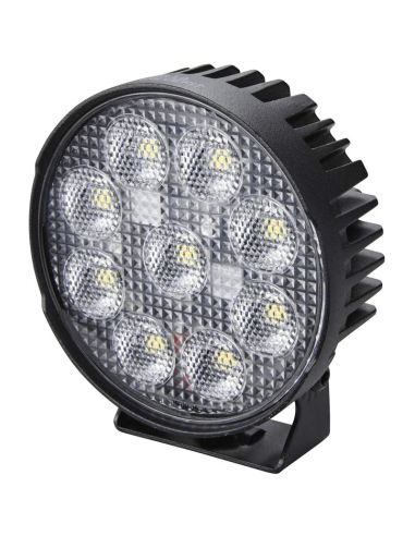 Luminária de trabalho LED redonda 3000Lm ValueFit 1G0 357 111-002 TR3000 12/24V com cabo Hella | leonleds