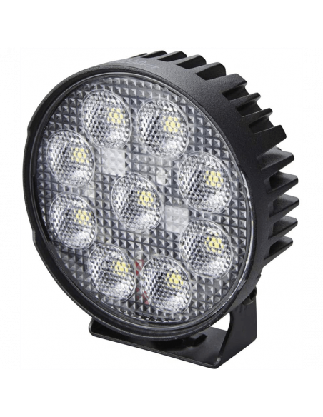 Projecteur de travail LED rond 3000Lm ValueFit 1G0 357 111-002 TR3000 12/24V avec câble Hella | leonleds