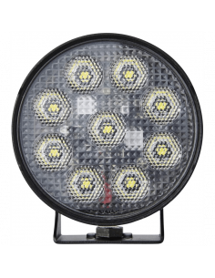 Luz de trabalho redonda LED 3000Lm ValueFit 1G0 357 111-002 TR3000 12/24V com cabo Hella | LeonLeds 2
