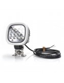 Faro de trabajo cuadrado LED muy potente 8000Lm para trabajo 12V-70V EMC R10 Was 1214 | LeonLeds