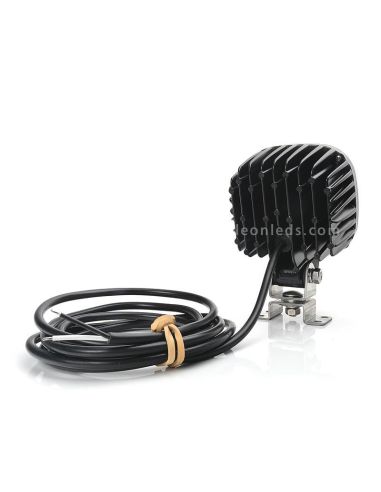 Phare de travail LED carré très puissant 8000Lm pour travaux 12V-70V EMC R10 Was 1214 | leonleds