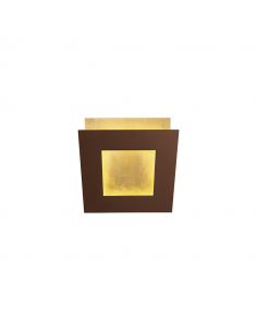 Aplique LED moderno Dalia corten oro 3000k mini