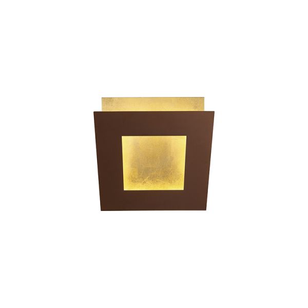 Applique murale LED moderne Dalia or corten 3000k mini