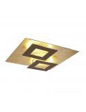 Plafón LED Dalia corten-oro 48W