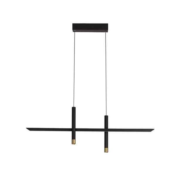 Lámpara LED Esparta 30W negro y oro