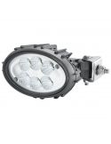 Phare LED ovale longue portée avec support latéral Oval 100 Compact 12V/24V 1850Lm 1GA 996 761-191 Hella | LéonLeds