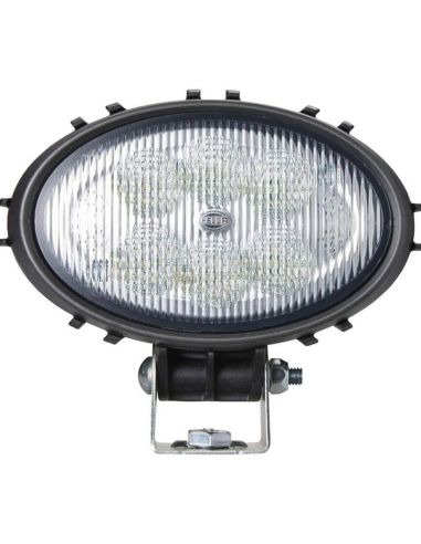 Faro LED de Trabajo Ovalado con soporte inferior Oval 100 Compact 12V/24V 1850Lm 1GA 996 761-101 Hella | LeonLeds