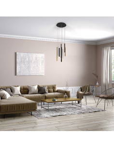 Luminária pendente Cala LED multicolorida de 8 lâmpadas 2