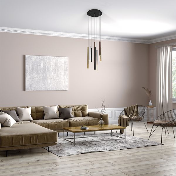 Lámpara LED colgante multicolor Cala de 8 luces  ambiente