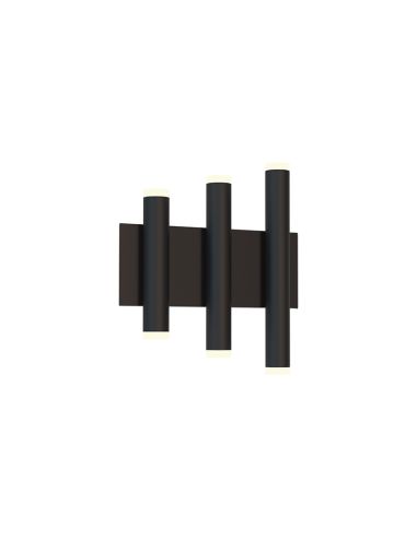 Aplique de pared LED Cala moderno 36W negro
