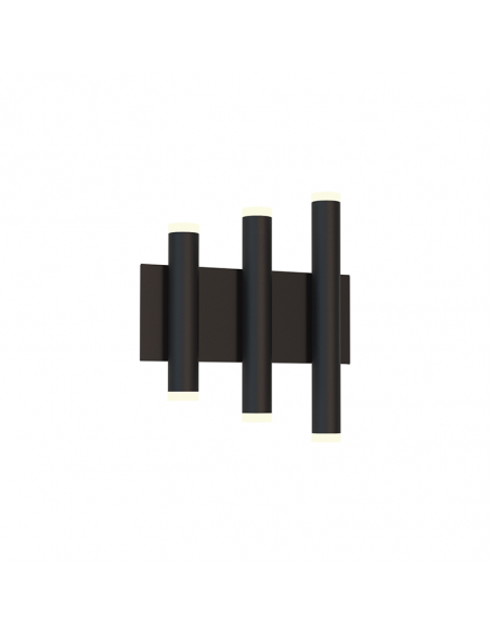 Aplique de pared LED Cala moderno 36W negro