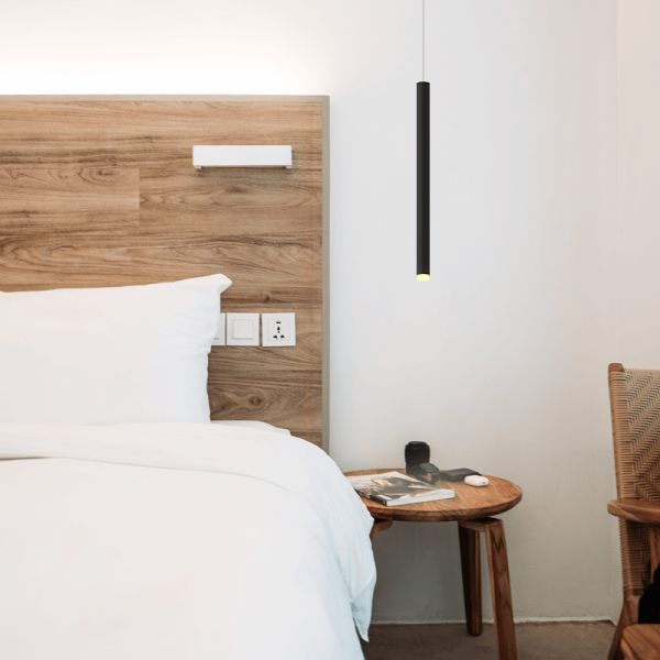 Plafonnier LED Cala noir ambiant