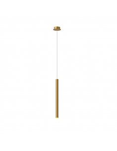 Lámpara colgante LED Cala oro 6W