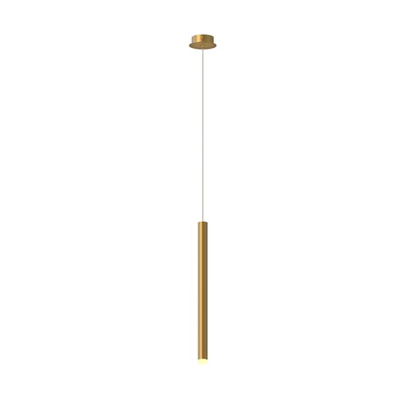 Lámpara colgante LED Cala oro 6W
