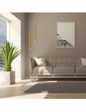 Lámpara colgante LED Cala oro 6W ambiente