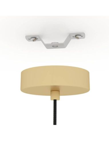 Luminária de teto grande dourada em estilo vintage 43815 Eglo | LeonLeds