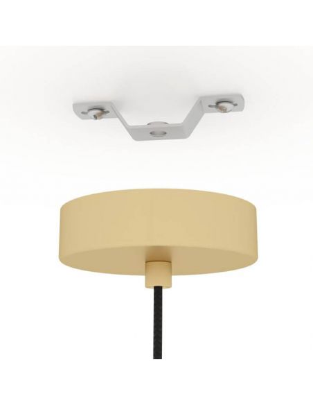 Luminária de teto dourada estilo vintage Cartlon Grande 43815 Eglo | leonleds