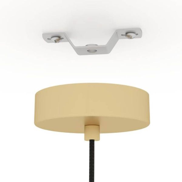 Luminária de teto grande dourada em estilo vintage 43815 Eglo | LeonLeds