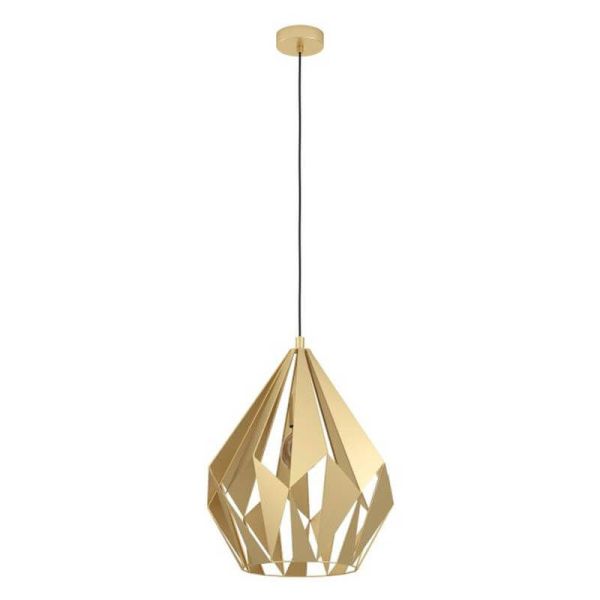 Grand plafonnier doré style vintage 43815 Eglo | LeonLEDS