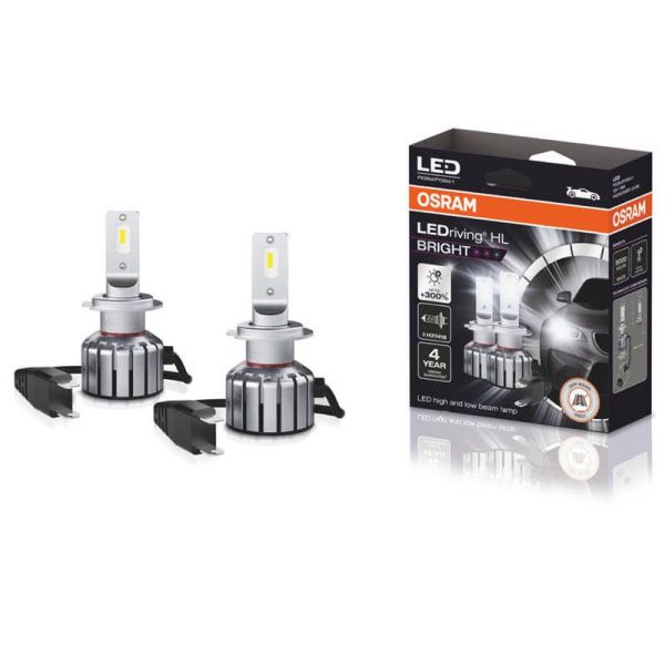 Ampoules LED H7 H18 12V LEDriving HL BRIGHT 64210DWBRT 2 Und. Osram 4062172315937 | leonleds
