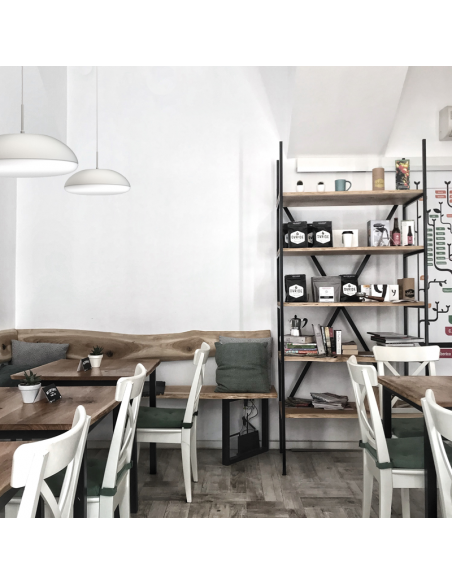 Lámpara de techo LED Kazz en color blanco ambiente