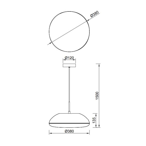 Petit plafonnier LED Kazz blanc