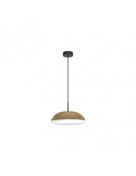 Lámpara de techo Kazz moderna en acabado madera