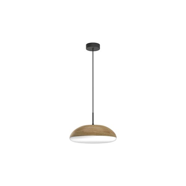 Lámpara de techo Kazz moderna en acabado madera