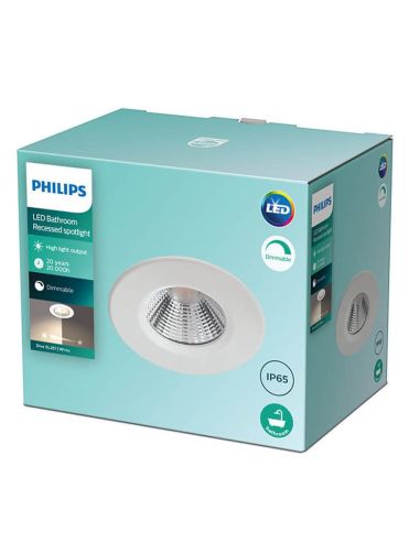 Foco empotrable estanco Dive IP65R SL261 5,5W 410Lm Dimmable Luz Natural 4000K 8719514253582 | LeonLeds