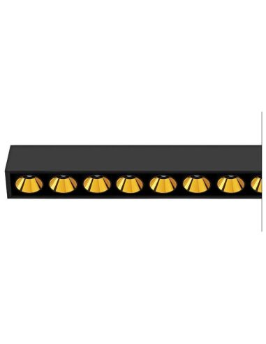 Downlight LED Preto Foster Superfície 15